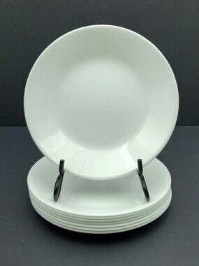 Corelle Winter Frost White Bread Plates Corning White Appetizer Dessert Plates